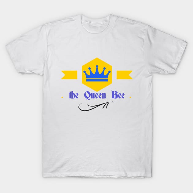 The Queen Bee T-Shirt by Quirky Design Collective